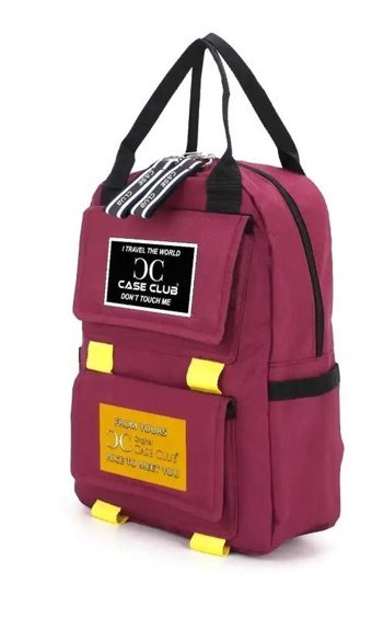 Case Club 860 Bordo Günlük El Kadın Sırt Çantası