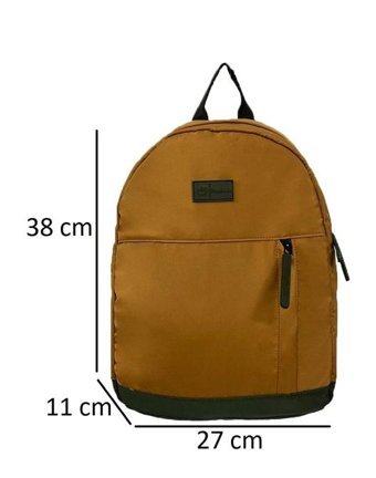 Bagslab Hardal Su Geçirmez Kumaş 1029 Erkek Sırt Çantası Sarı