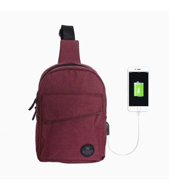 My Valice Smart Bag Usb'Li Çapraz 1505 Gri Erkek Sırt Çantası