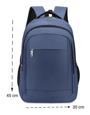 Chım Laptop Bölmeli 15.6'' Lacivert Erkek Sırt Çantası