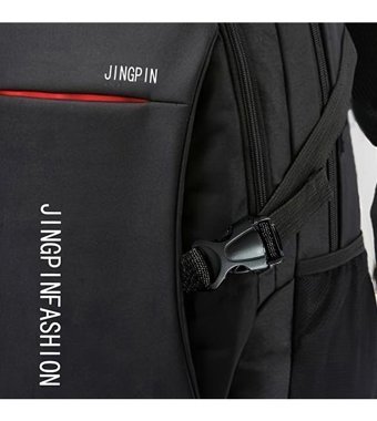 Tcherchi Mh48717 Büyük Kapasiteli Siyah Erkek Sırt Çantası