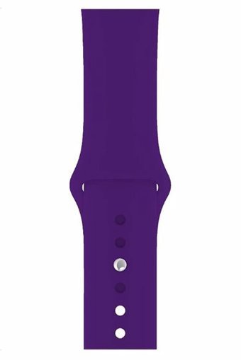 W Wopiece 2-3-4-5-6-7-Se Silikon 38-40-41 mm Yetişkin Akıllı Saat Kordonu Mor