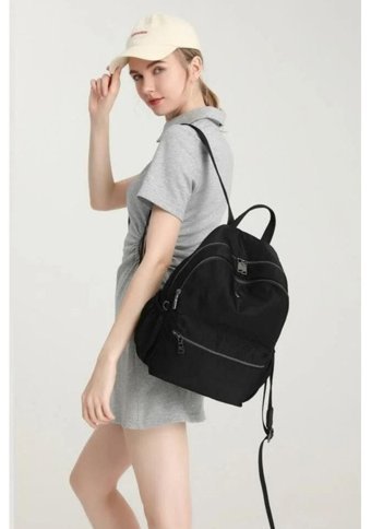 Luvi Shoes 3125 Siyah Kadın Sırt Çantası