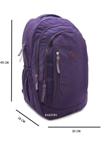 Baginn Klinkır Büyük Boy Sırt Lacivert Kadın Sırt Çantası