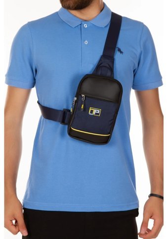 Newish Polo Body Bag Çapraz Qm571 Lacivert Erkek Sırt Çantası