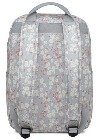 Smart Bags Krinkıl Gri Çiçekli Smb3183 Kadın Sırt Çantası