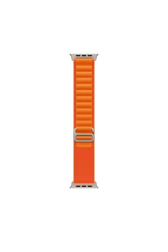 W Wopiece 1-2-3-4-5-6-Se-7-8 Hasır 42-44-45-49 mm Yetişkin Akıllı Saat Kordonu Turuncu