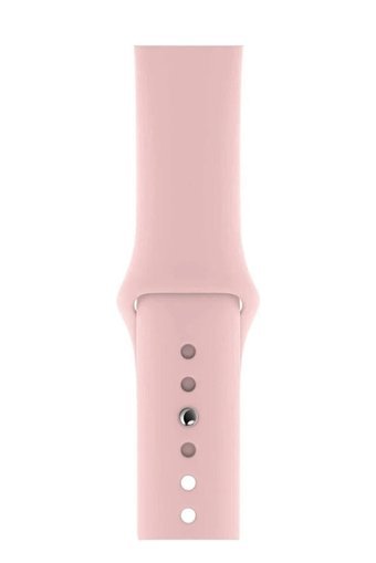 W Wopiece 2-3-4-5-6-7-8-Se Silikon 42-44-45 mm Yetişkin Akıllı Saat Kordonu Pembe
