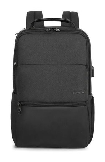 Tigernu Tb3905H Usb Şarj Genletme Siyah Erkek Sırt Çantası