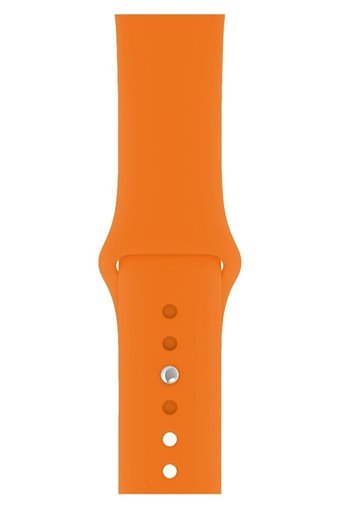 W Wopiece 1-2-3-4-5-6-7-Se Silikon 38-40-41 mm Yetişkin Akıllı Saat Kordonu Turuncu