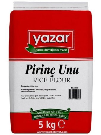 Yazar Pirinç Unu 5 kg