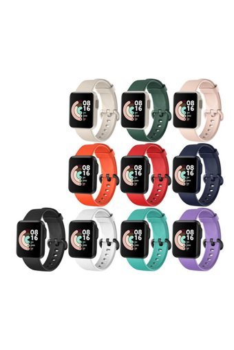 Fibaks Mi Watch Lite Silikon Yetişkin Akıllı Saat Kordonu Bej