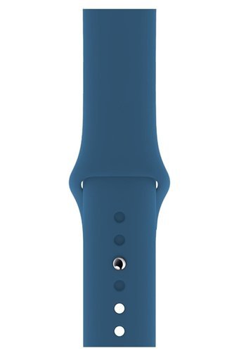 W Wopiece 2-3-4-5-6-7-8-Se Silikon 38-40-41 mm Yetişkin Akıllı Saat Kordonu Mavi