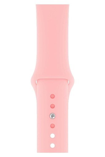 W Wopiece 3-4-5-6-7-8-Se Silikon 38-40-41 mm Yetişkin Akıllı Saat Kordonu Pembe