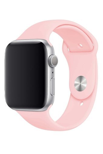W Wopiece 3-4-5-6-7-8-Se Silikon 38-40-41 mm Yetişkin Akıllı Saat Kordonu Pembe