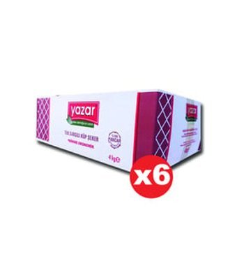 Yazar Küp Şeker 6x4 kg