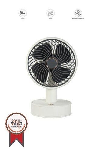 Torima F-08 Mini Beyaz Sessiz Masaüstü Vantilatör