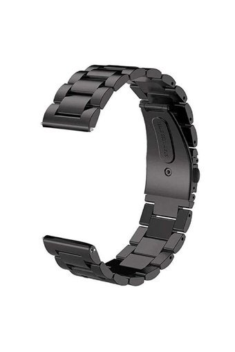 Nezih Case Samsung Galaxy Watch 4/5/5 Pro Çelik 46 mm Yetişkin Akıllı Saat Kordonu Siyah
