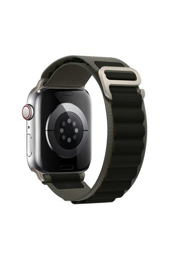 Psgt 1-2-3-4-5-6-7-8-Se-Ultra Polyester 42-44-45-49 mm Yetişkin Akıllı Saat Kordonu Siyah