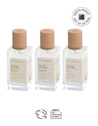 Atelier Rebul Green Tea - Ice - Mandalina Sprey Kolonya 3x50 ml