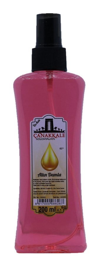 Çanakkale Kolonyaları Altın Damla Sprey Kolonya 200 ml