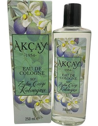 Akçay Zeytin Çiçeği Cam Şişe Kolonya 250 ml
