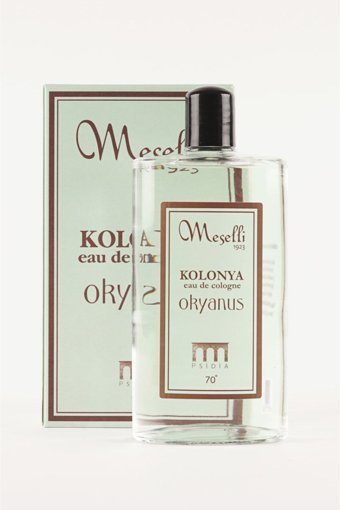 Meselli Okyanus Cam Şişe Kolonya 200 ml