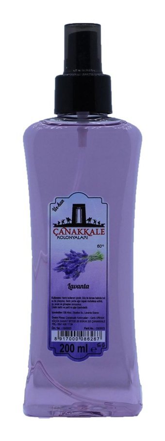 Çanakkale Kolonyaları Lavanta Sprey Kolonya 200 ml