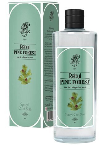 Rebul Pıne Forest Cam Şişe Kolonya 4x250 ml