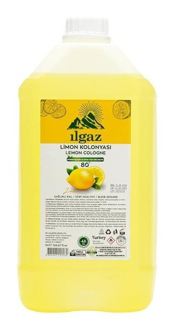 Ilgaz Limon Kolonya 5 lt