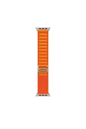 Psgt 1-2-3-4-5-6-7-8-Se-Ultra Polyester 42-44-45-49 mm Yetişkin Akıllı Saat Kordonu Turuncu
