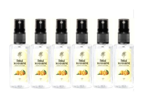 Rebul Mandalina Cam Şişe Sprey Kolonya 6x50 ml