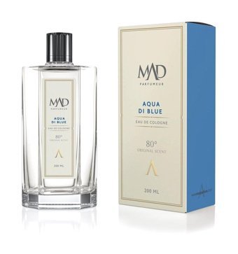 Mad Parfüm Blue Cam Şişe Kolonya 200 ml