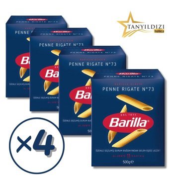 Barilla Penne Makarna 4x500 gr