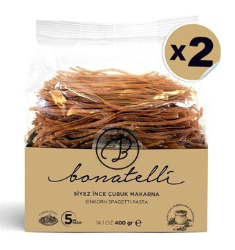 Bonatelli Siyez Çubuk Makarna 2x400 gr