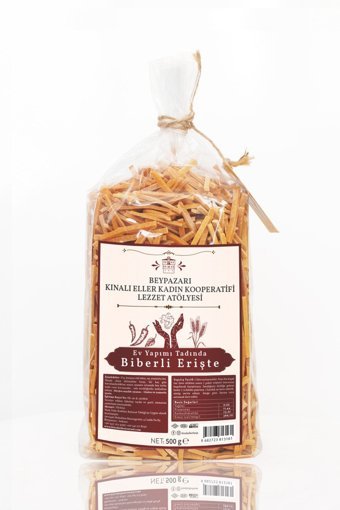 Kınalı Eller Kadın Kooperatifi Biberli Erişte Makarna 500 gr