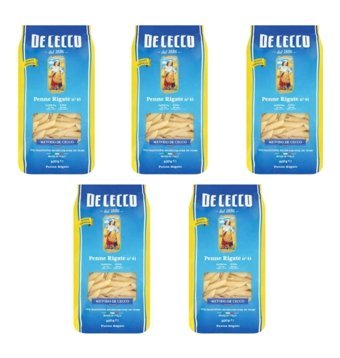 De Cecco Rigate Penne Makarna 5x500 gr