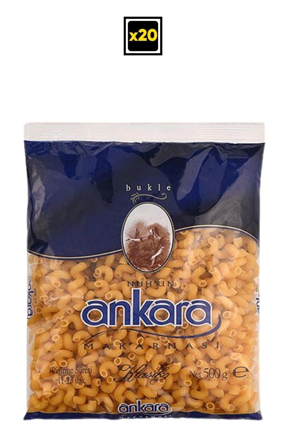 Nuh'un Ankara Bukle Makarna 20x500 gr