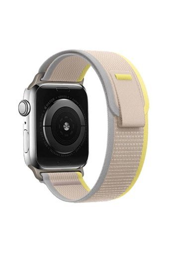 W Wopiece 1-2-3-4-5-6-7-8-Se Örgü Hasır Dokuma 38-40-41 mm Yetişkin Akıllı Saat Kordonu Yeşil