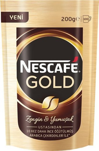 Nescafe Gold Paket Granül Kahve 200 gr