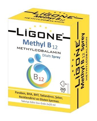 Ligone Methyl B12 Yetişkin 2x20 ml