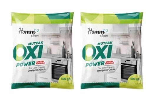 Homm Bitkisel Oxi Power Toz Leke Çıkarıcı 2 x 500 gr