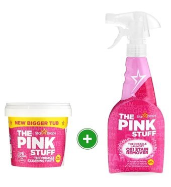 The Pink Stuff Oxi Stain Sıvı Sprey Leke Çıkarıcı 500 ml + 850 ml