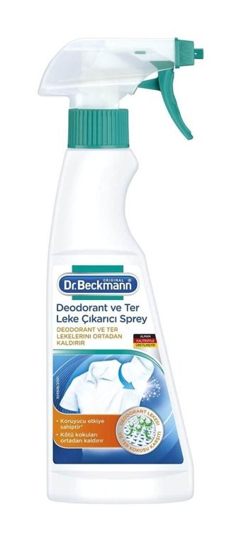 Dr.beckmann Deodorant Lekeleri Sıvı Sprey Leke Çıkarıcı 250 ml