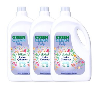 Green Clean Baby Bitkisel Sıvı Leke Çıkarıcı 3 x 2.75 lt