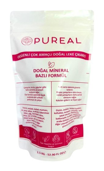 Pureal Doğal Mineral Bazlı Formül Toz Leke Çıkarıcı 1.5 kg