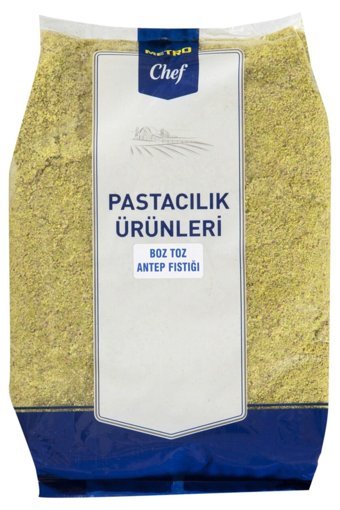 Metro Chef Boz Çiğ Yöresi Toz Antep Fıstığı 1 kg