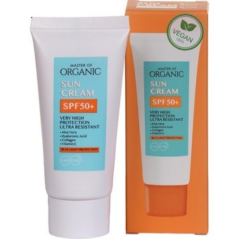 Master Of Granit Collagen Hyaluronic Renksiz 50 Faktör Tüm Ciltler İçin Leke Karşıtı Nemlendirici Yaşlanma Karşıtı Suya Dayanıklı Yüz Güneş Kremi