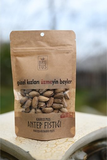 Brütüs Kabuklu Kavrulmuş Gaziantep Yöresi Tane Antep Fıstığı 6x70 gr