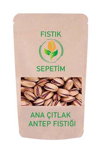 Fıstık Sepetim Ana Çıtak Kabuklu Kavrulmuş Gaziantep Yöresi Tane Antep Fıstığı 750 gr